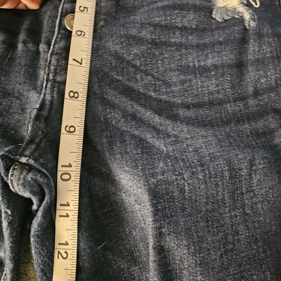 KanCan Distressed Ripped Navy Blue Jeans Size 9/28 - Picture 6 of 7